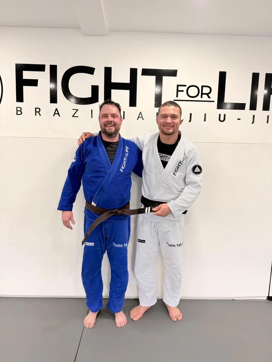 Brazilian Jiu-Jitsu training in the gi